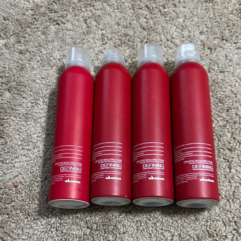 Davines creative moulding foam 8.4 oz bundle of 4 bottles